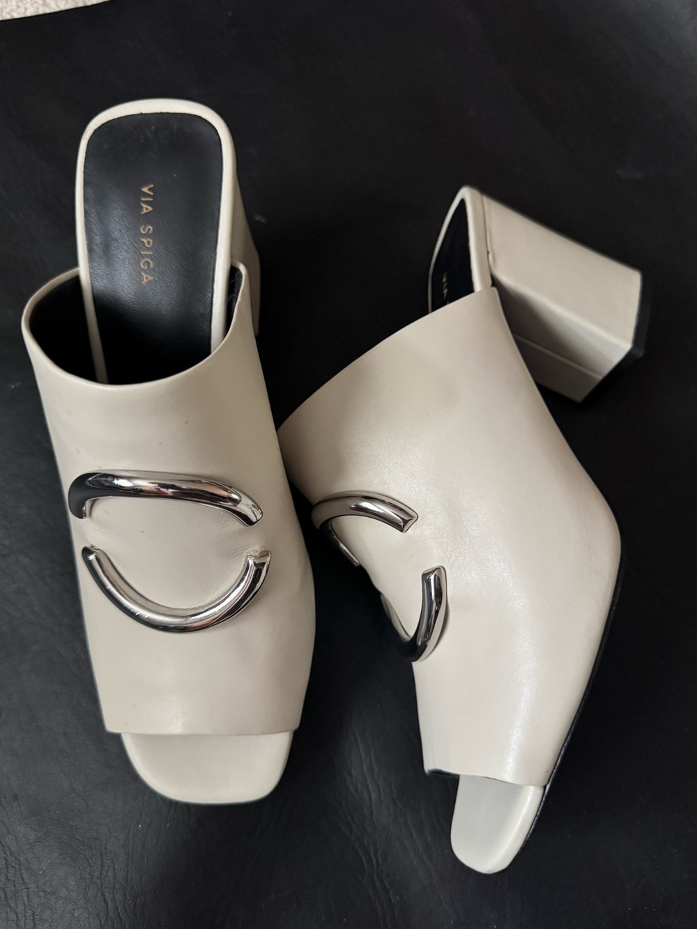 Via Spiga Eleni Leather Mules